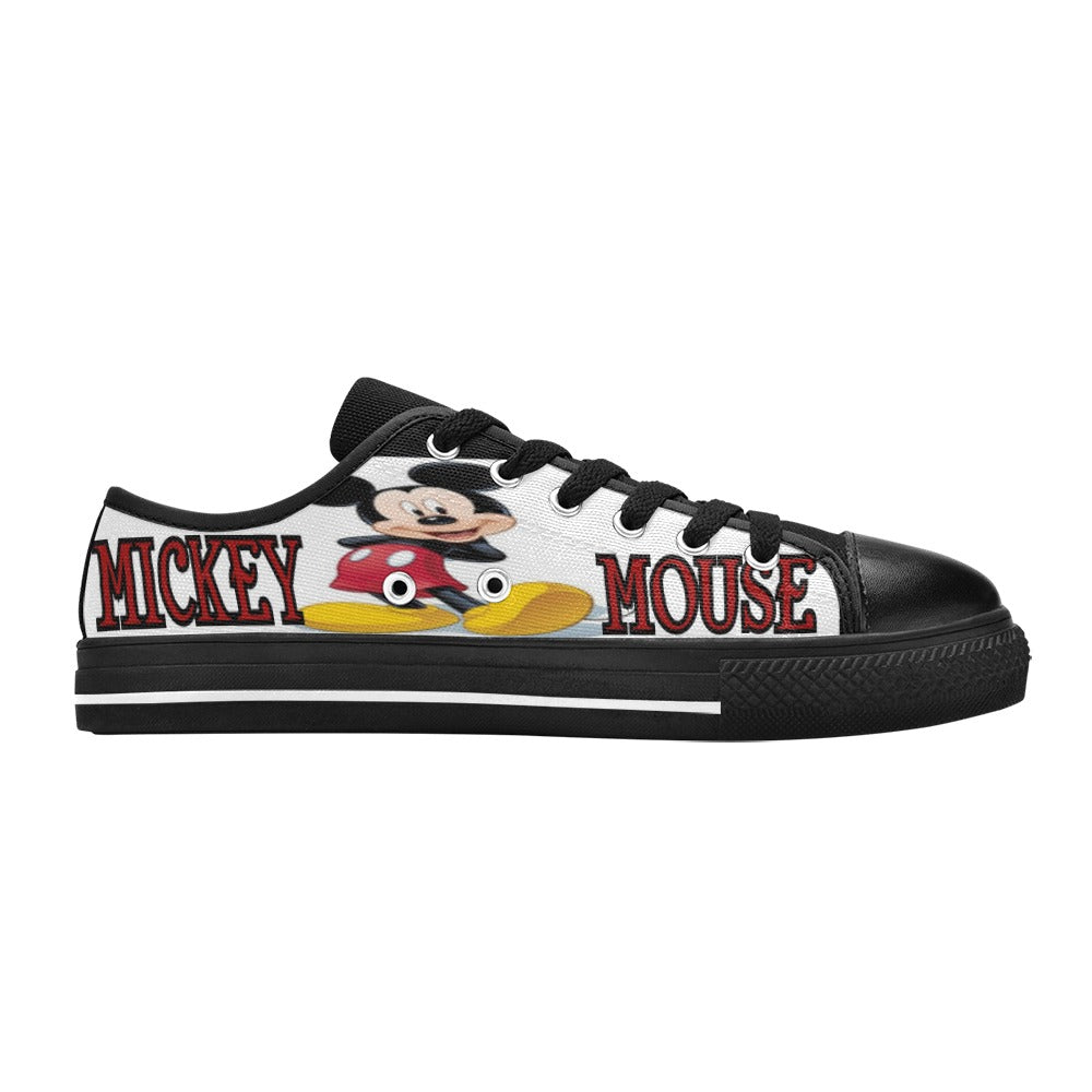Mickey Mouse Kid Designer Shoes Low Top Canvas Shoes for Kids