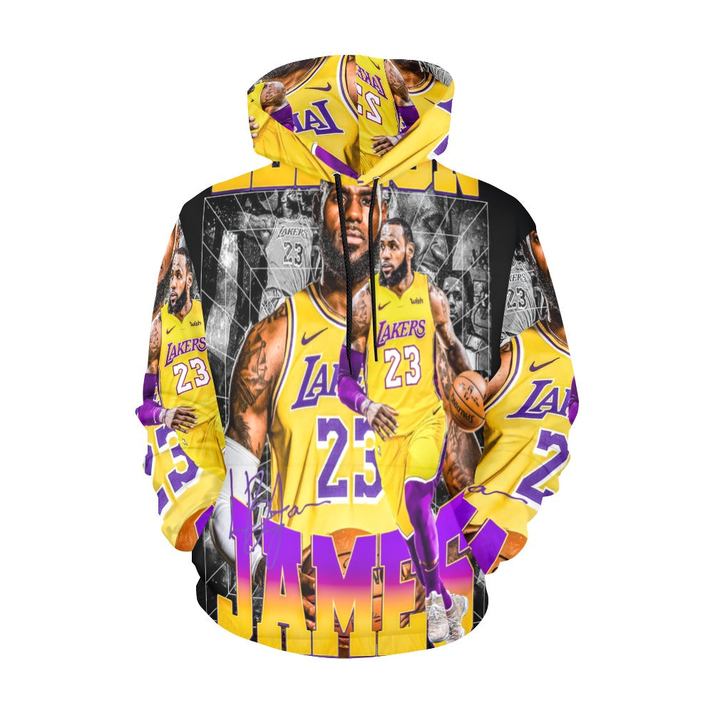 Leron James All Over Print Hoodie for Men