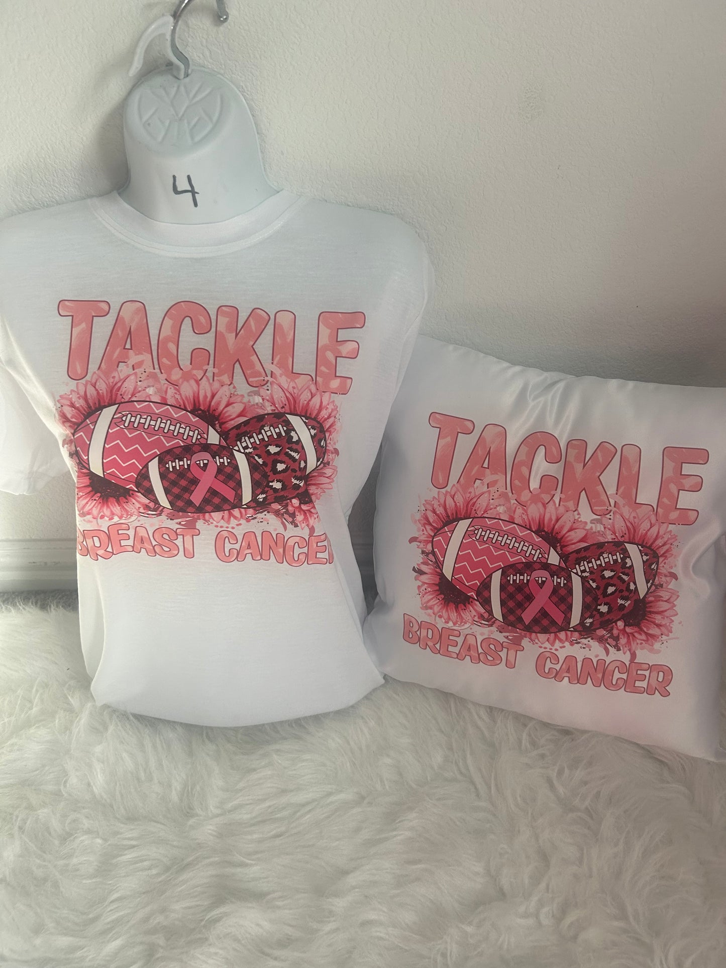 Breast Cancer Pillow & Shirt