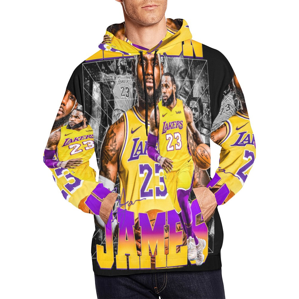 Leron James All Over Print Hoodie for Men