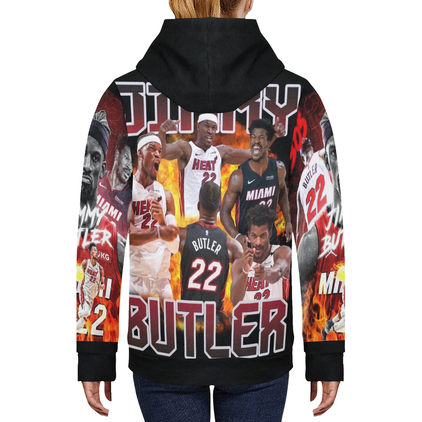 Jimmy Butler Women's Long Sleeve Fleece Hoodie