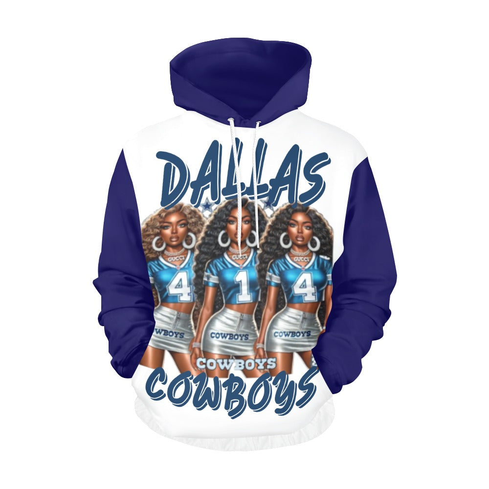 Cowboys  All Over Print Hoodie for Women (USA Size)