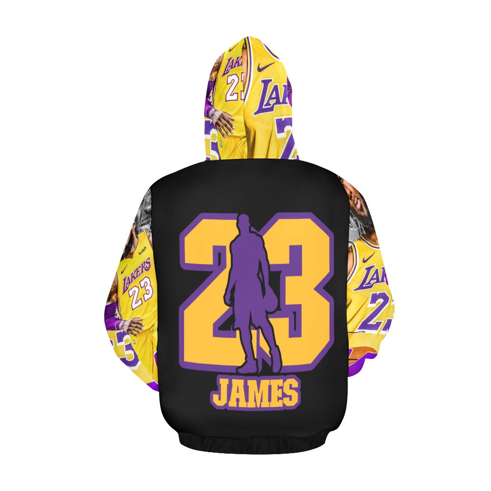 Leron James All Over Print Hoodie for Men