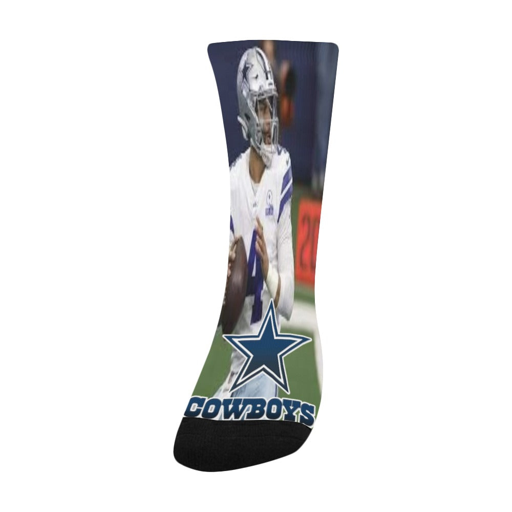 Cowboys socks Kids' Custom Socks