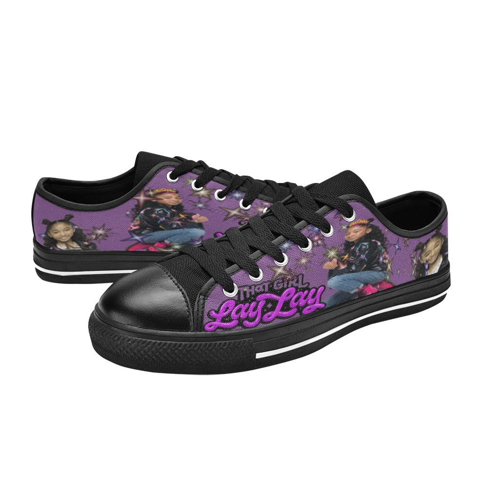 That Girl Lay Lay Youth Girls Low Top Fashion Sneaker, Sizes 12-4 