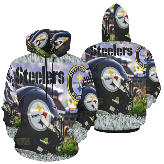 Pittsburgh Steelers Hoodie All Over Print Hoodie for Men (USA Size)