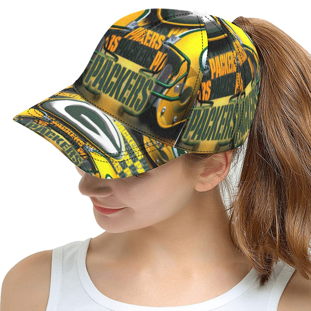 Custom GreenBayPackers Men Hat All Over Print Snapback Hat D