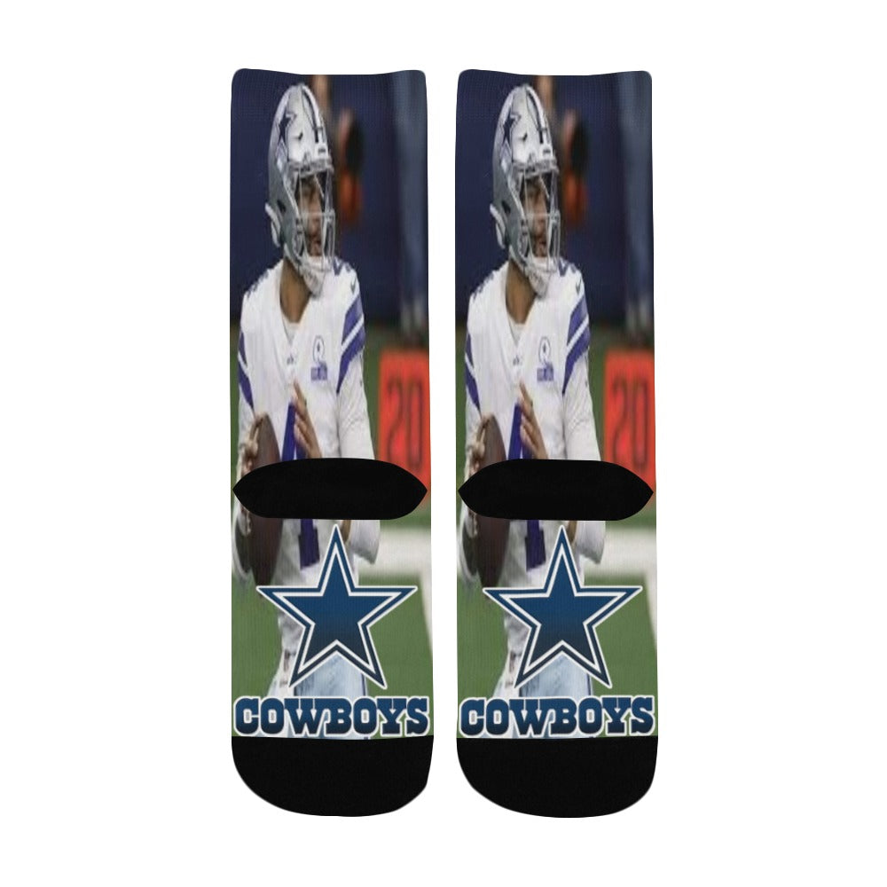 Cowboys socks Kids' Custom Socks