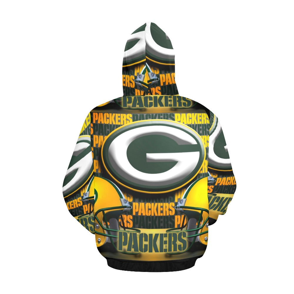 Custom GreenBayPackers Men All Over Print Hoodie for Men