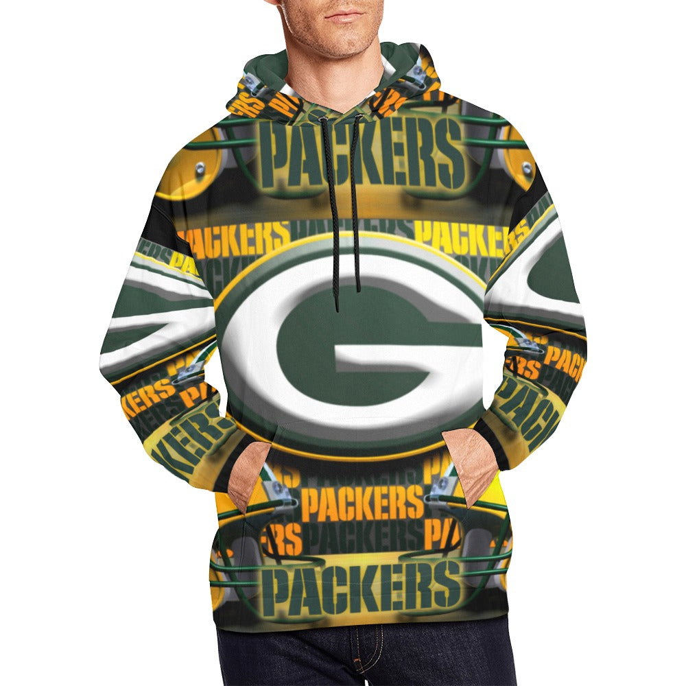 Custom GreenBayPackers Men All Over Print Hoodie for Men