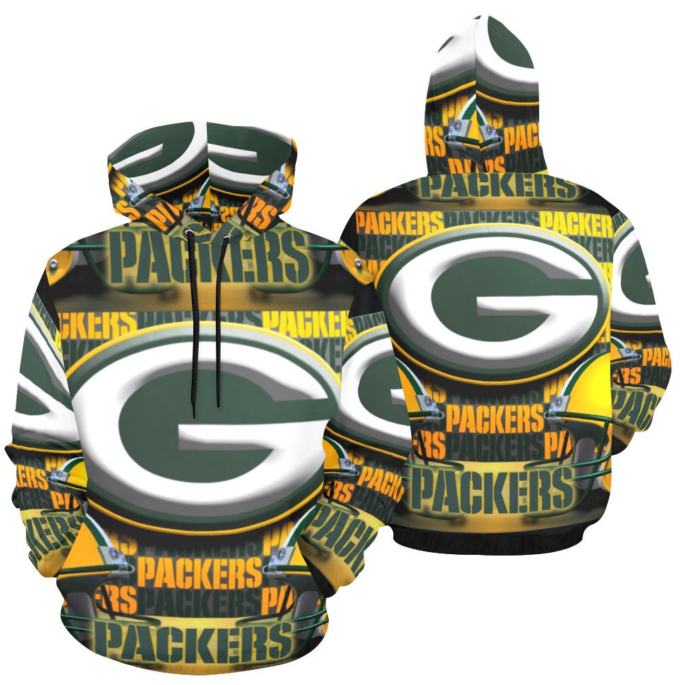 Custom GreenBayPackers Men All Over Print Hoodie for Men