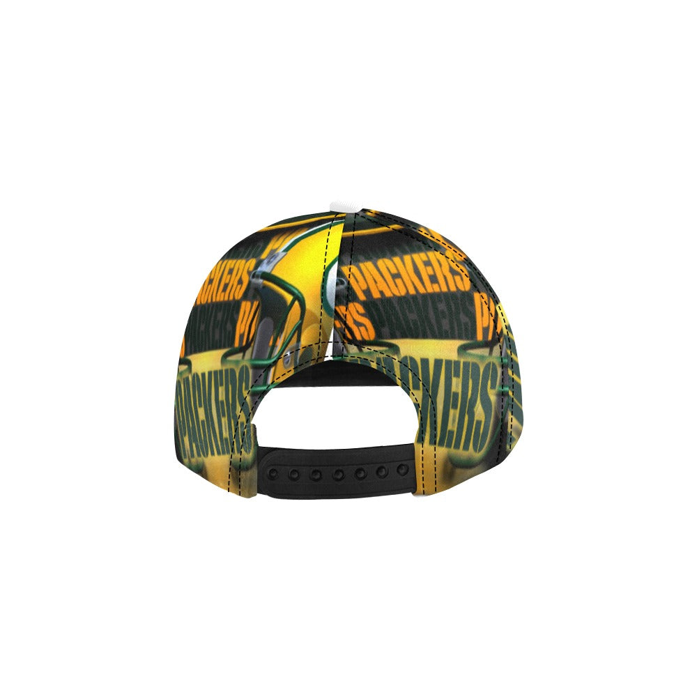 Custom GreenBayPackers Men Hat All Over Print Snapback Hat D