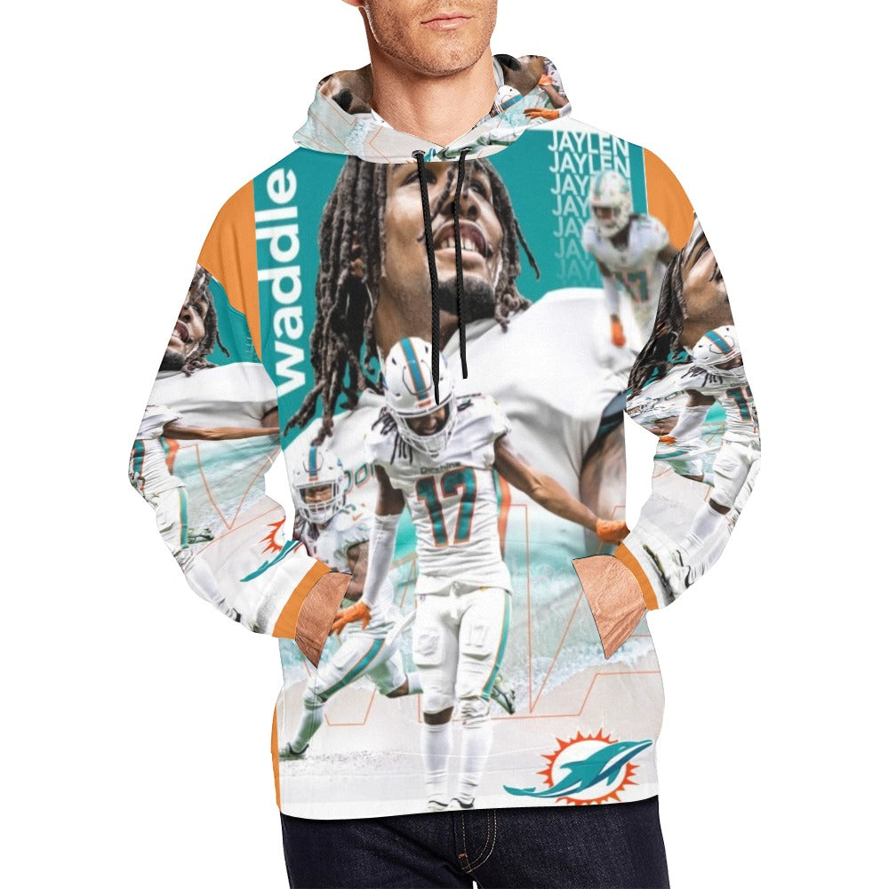 Miami Dolphins Hoodie Men All Over Print Hoodie for Men (USA Size)