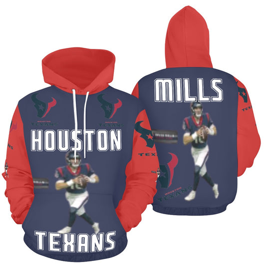 Houston Texans Hoodie MILLS All Over Print Hoodie for Men