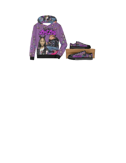 THAT GIRL LAYLAY KIDS HOODIE AND SHOES